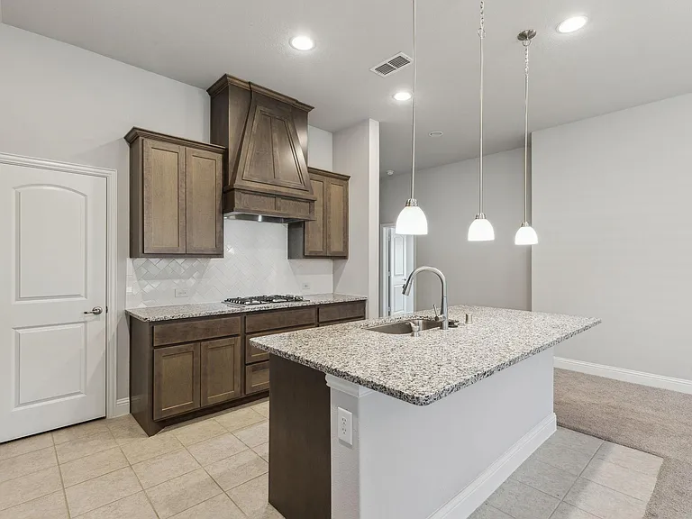 Cooktop with White Subway tile