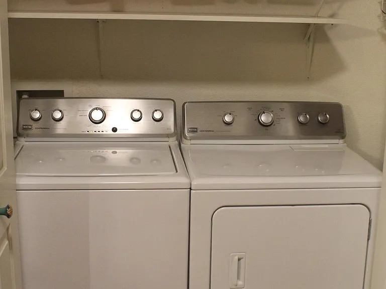 Washer and dryer
