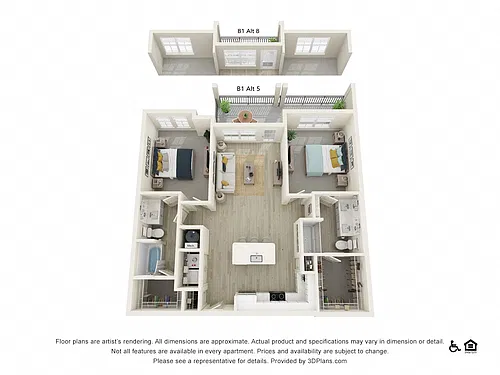 Floor plan B1-8