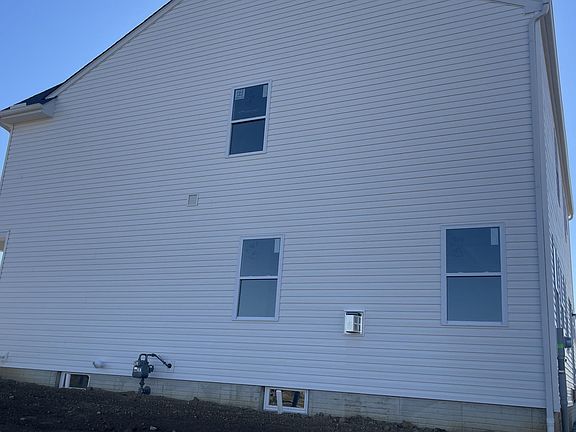 Right side of house