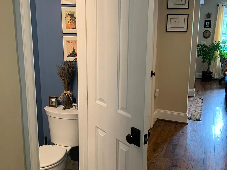 Main floor half bath