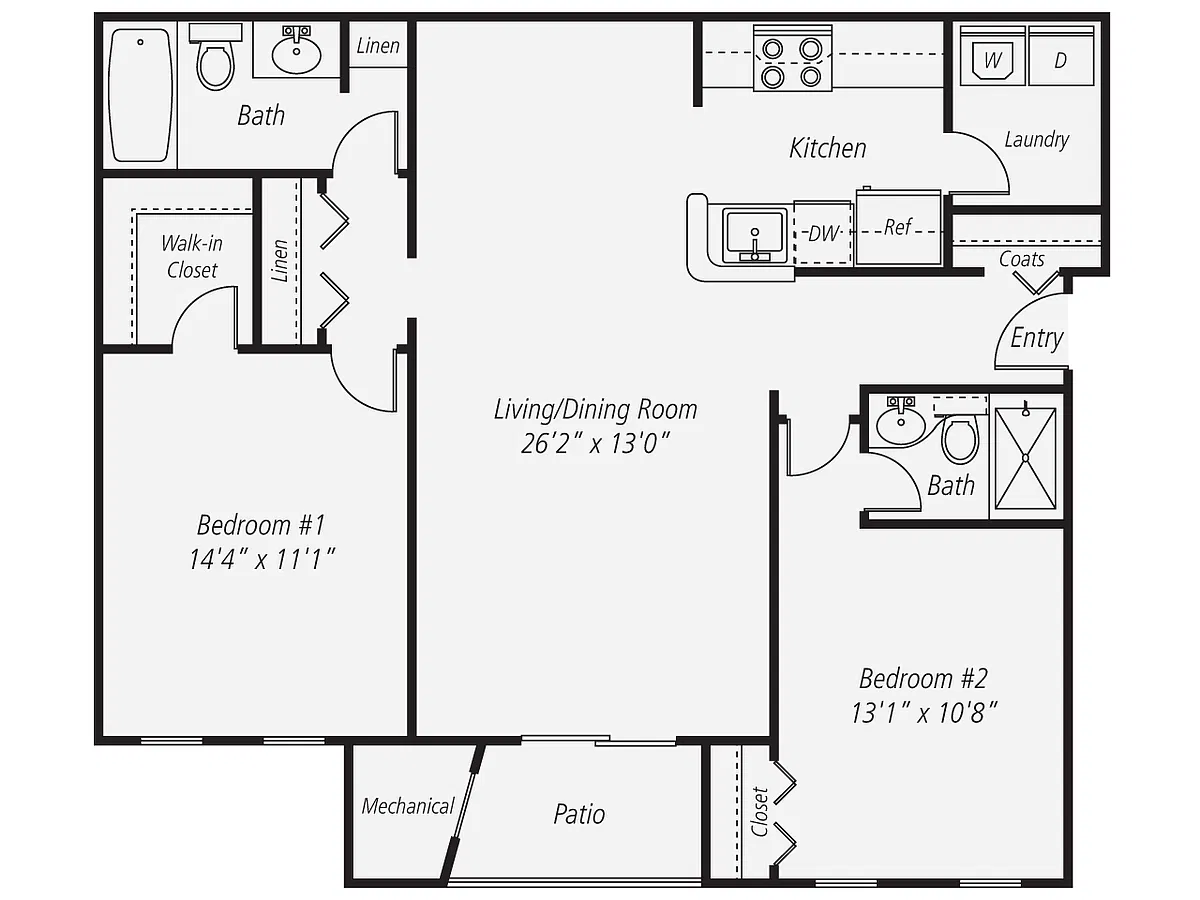 Floor plan B1