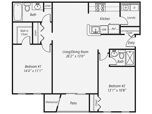 Floor plan B1