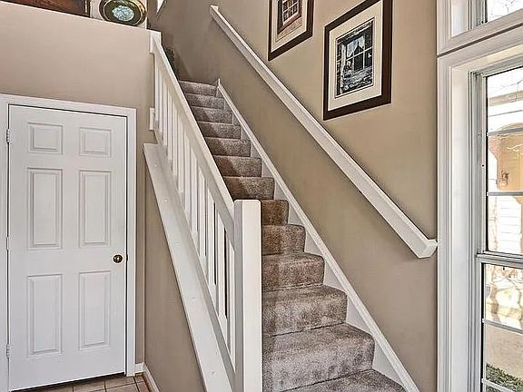 Entrance showing closet