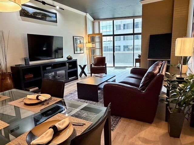 Fully furnished condo for rent. Downtown