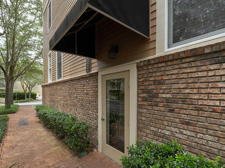 Entrance to the condos.
