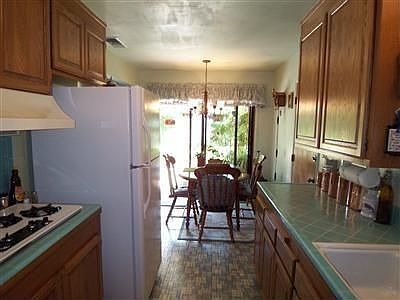 Kitchen has upgraded cabinets 