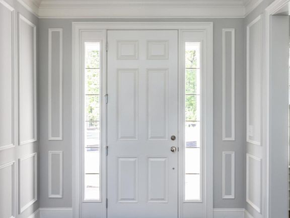 Front door and entry
