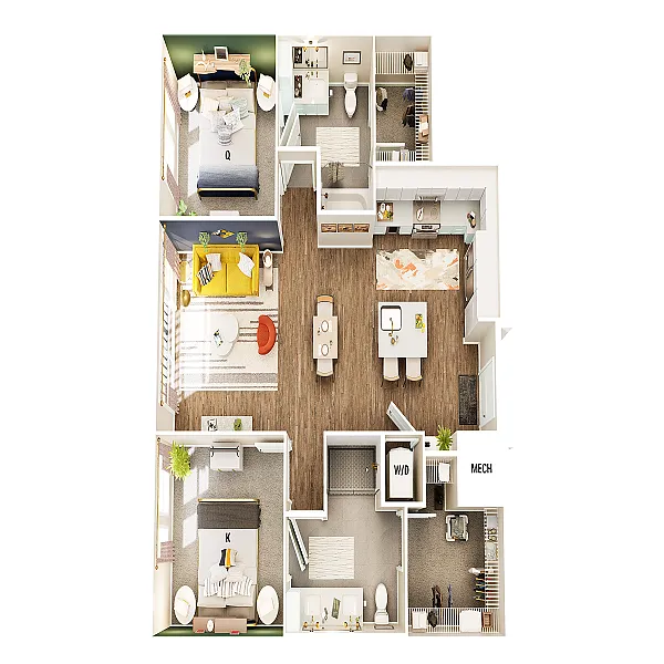 Floor plan B6