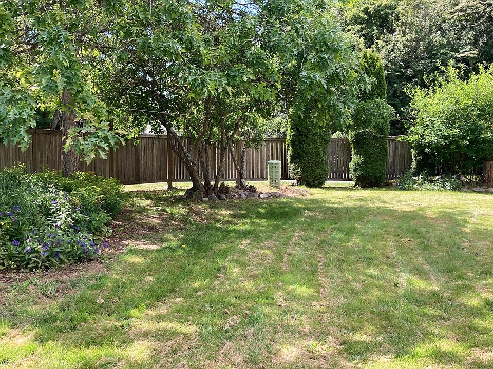 Fenced, private back yard