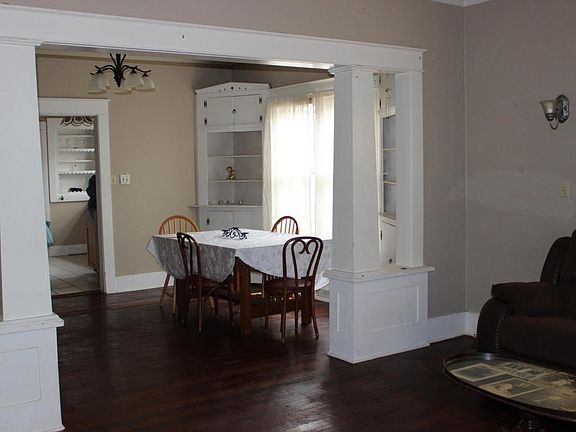 Living room viewing into Dining room