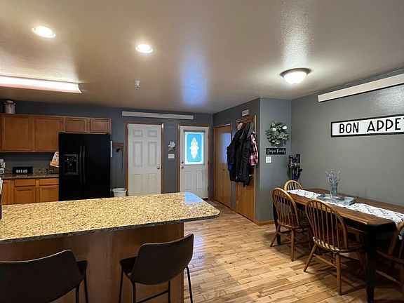 Entry and dining area