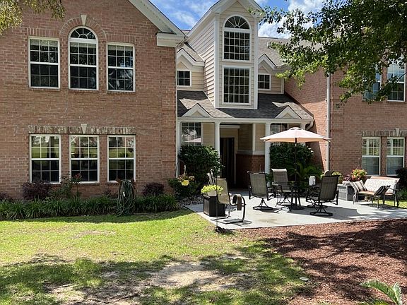 The backside of the condo