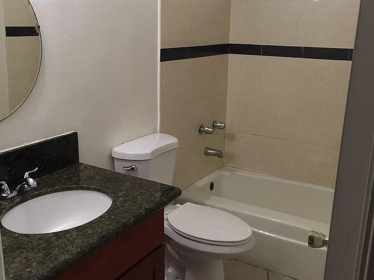 Hallway bathroom