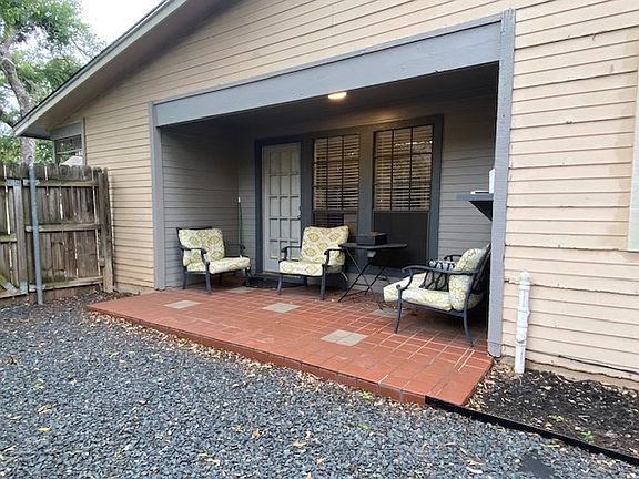 Rear patio