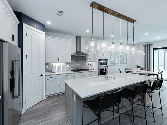 Kitchen with center island