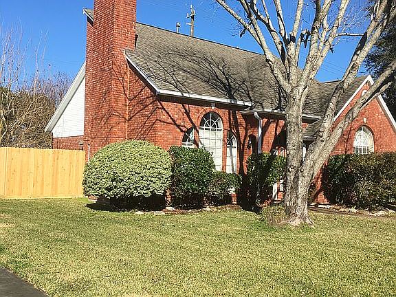 Newly built fence