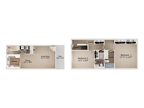 Floor plan Emerald Bay