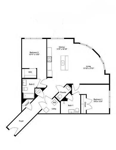 Floor plan B2625 2X25