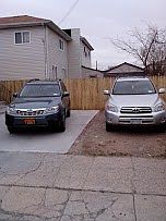 2 car driveway 