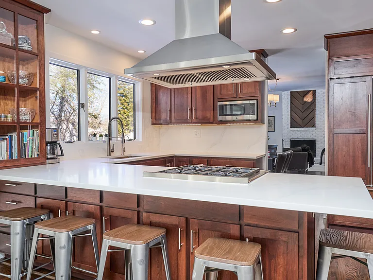 Kitchen Island with Stove top