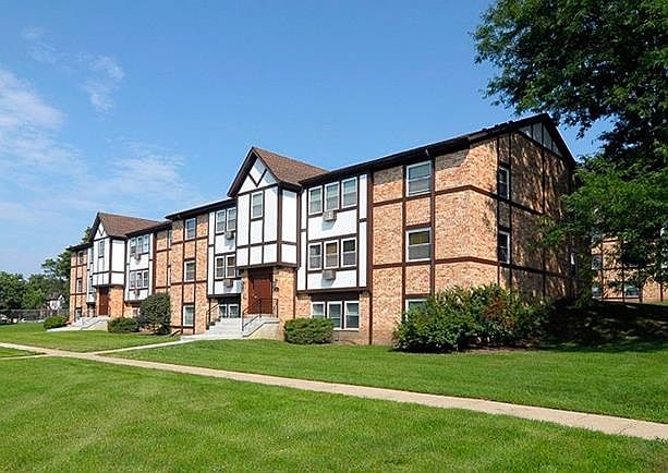 Exterior view. Brighton Square Apartments. Madison, WI.