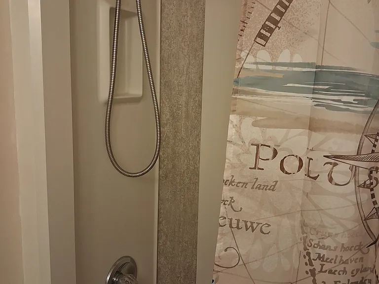 Master Bathroom with tub and shower