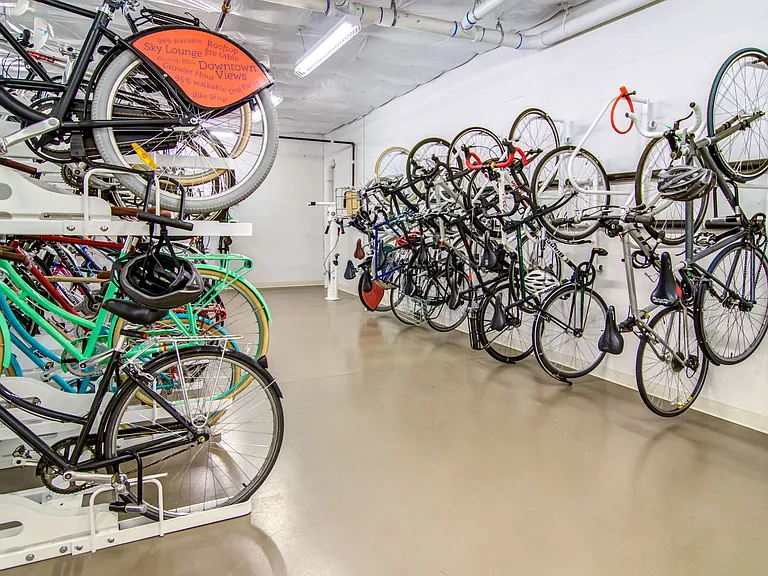 Bike storage/repair room