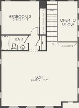 Second Floor 3 br 3.5 ba