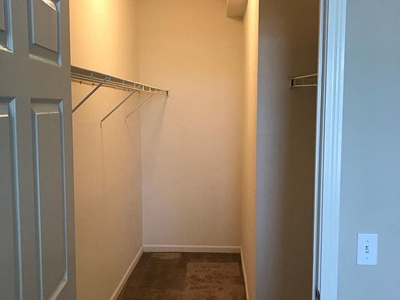 Walk-in bedroom closet