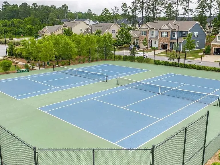 Tennis court (can play pickleball).