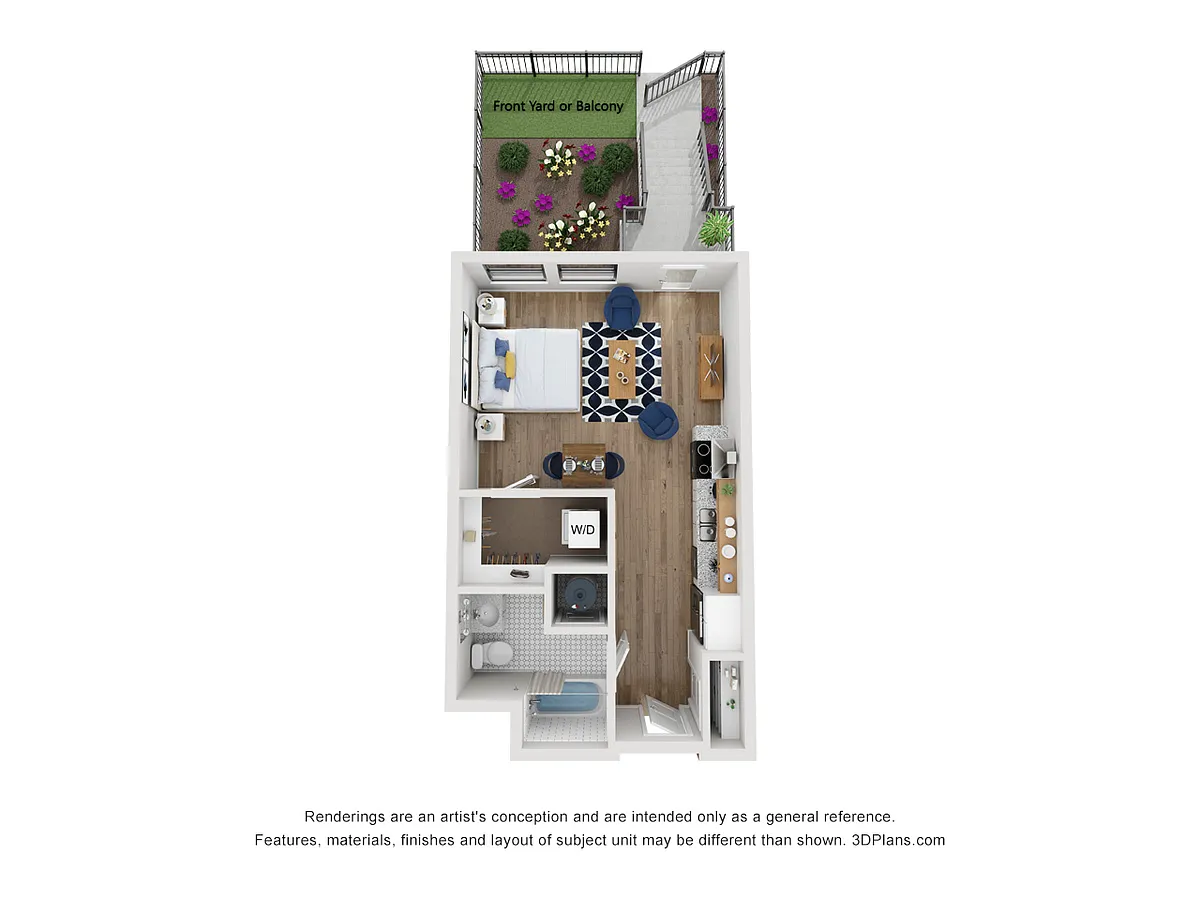 Floor plan Studio