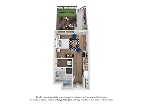 Floor plan Studio