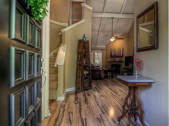 Great room from main entrance - new floors!!