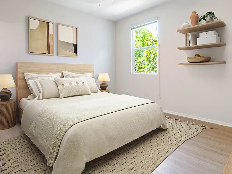 Bedroom with Hard Surface Flooring