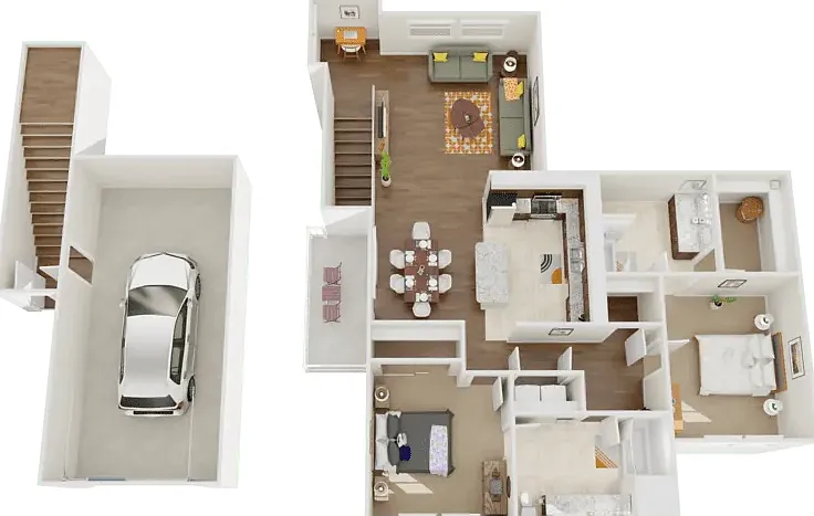 St. Laurent - Income Restricted Floorplan Diagram