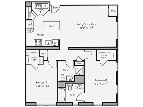 Floor plan B4-1074-3