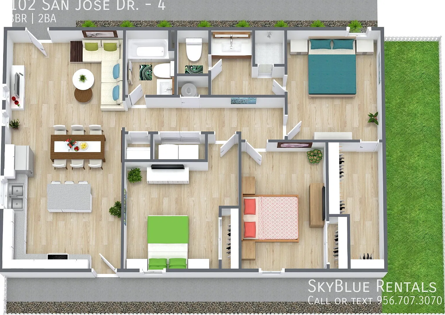 "Spacious 3-Bedroom Gem with Granite Countertops and 2 Full Baths in Mission, TX!" — Photo 3