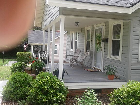 Inviting front porch