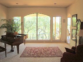 Formal living room, view from entry