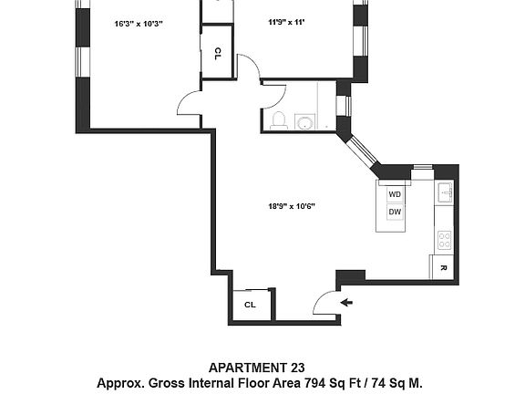 2nd image of 502 W 152nd St APT 23