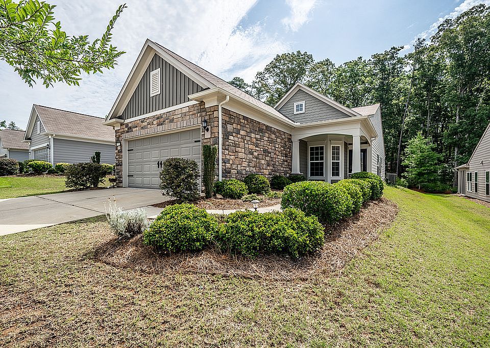Front porch and stone accent