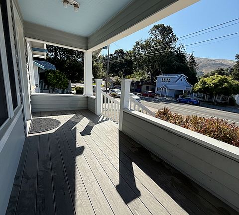 Wonderful porch with views