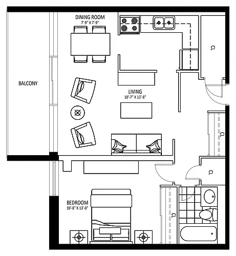 Floor plan 312
