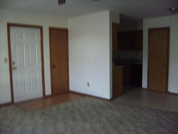 Living room and entry way