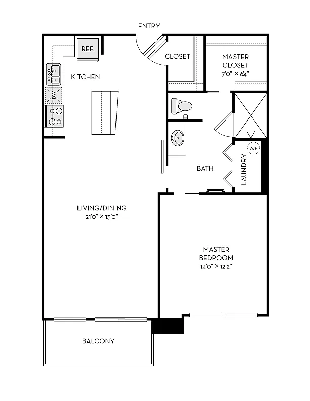 Floor plan LA3