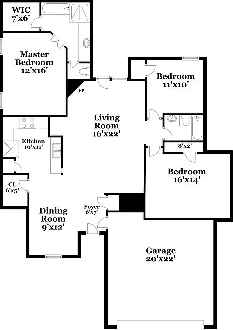 3 bed, 2.0 bath, 1499 sqft, $1,760 — Photo 2