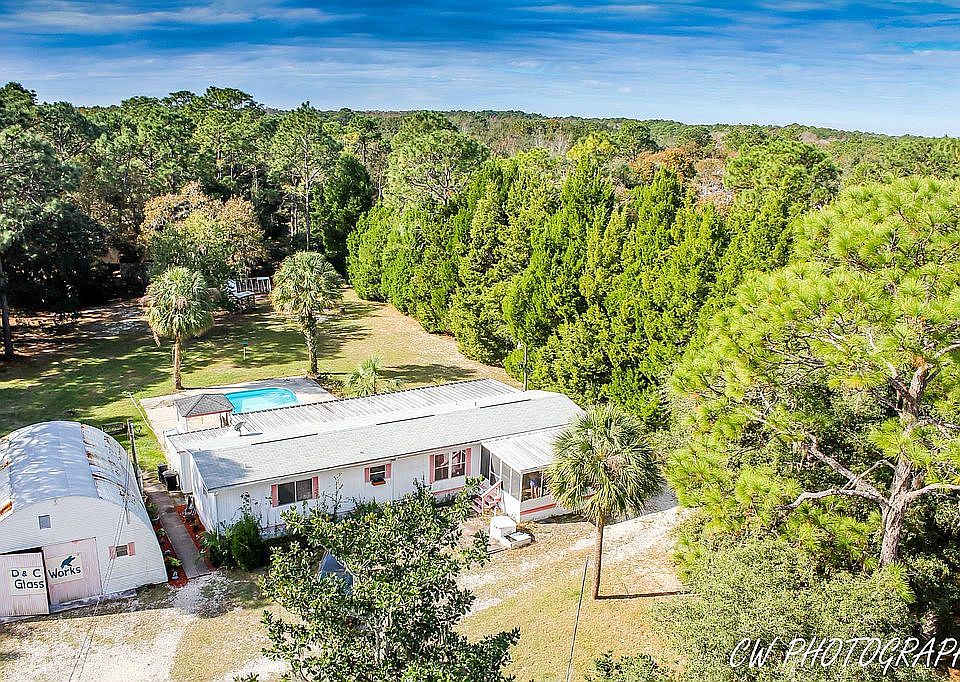 Aerial view of the property 