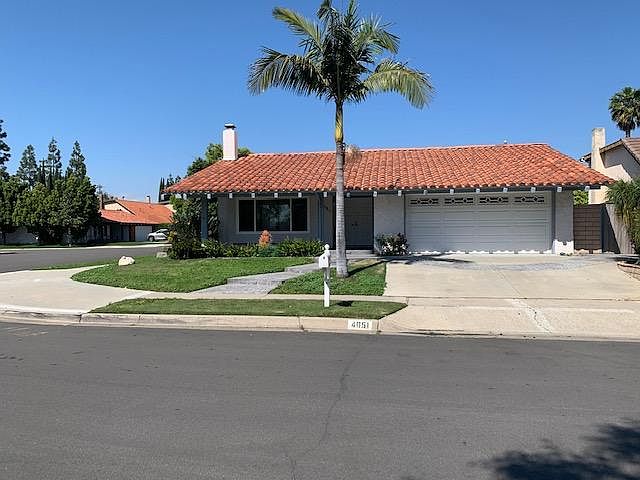 Corner lot! Front view.