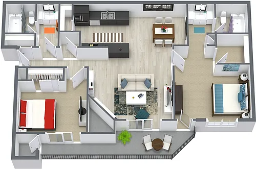 Floor plan Vintage